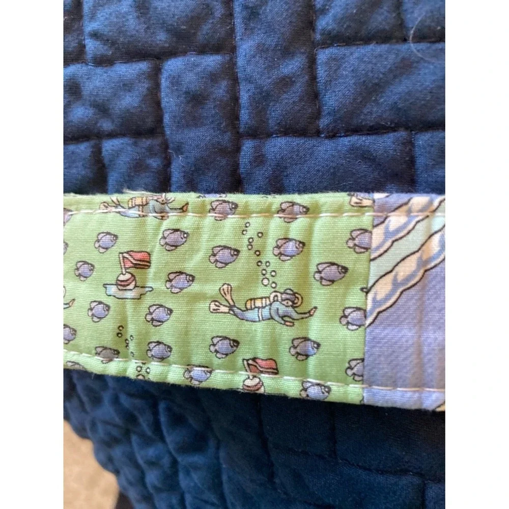 Vineyard Vines‎ Shep & Ian Multicolor Golf Patchwork Fabric Cloth Belt Size M